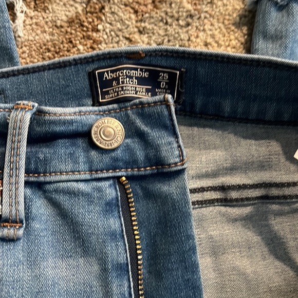 Abercrombie skinny hight waisted jeans size 25 short - Picture 2 of 5